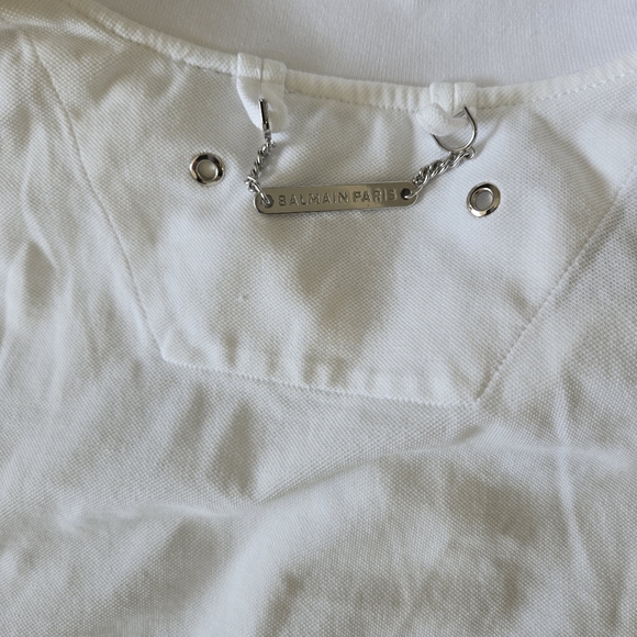 Balmain Paris White Polo Shirt - Picture 4 of 4